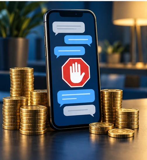 BuyAlerts Text Settlement Offers Up to $42.16, With Three Class Definitions - conceptual editorial illustration