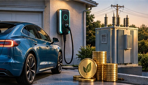 Colorado EV Home Charge Grants Open for Utilities, Not Direct Household Applications - conceptual editorial illustration