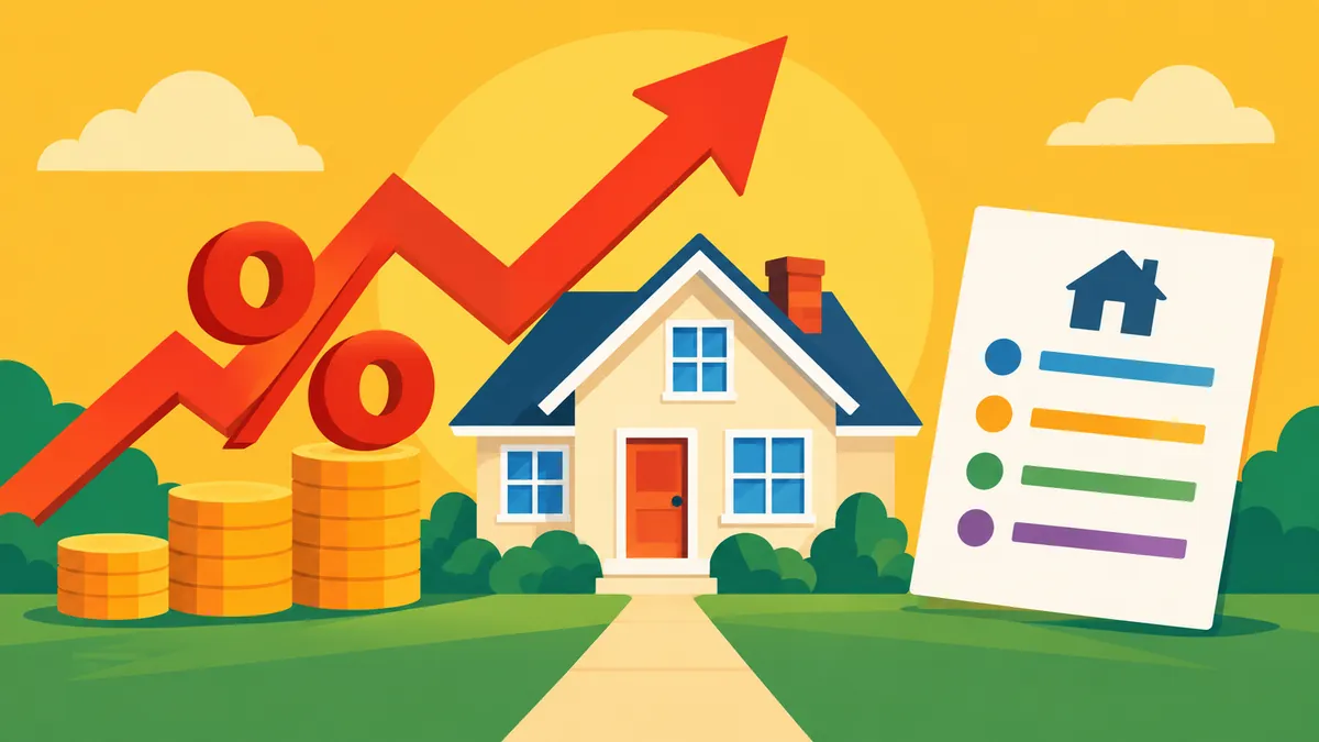 Freddie Mac Mortgage Average Rises to 7.28%. Your Quote Can Differ - original conceptual illustration