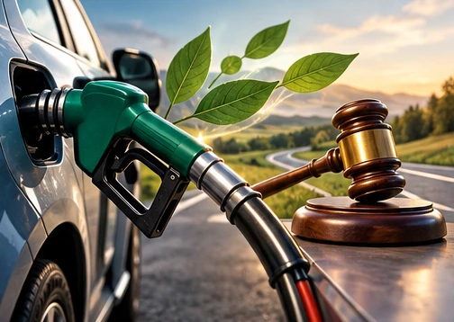 States Sue Over Fuel-Economy Rollback. It Does Not Set Your Gas Price - original conceptual illustration