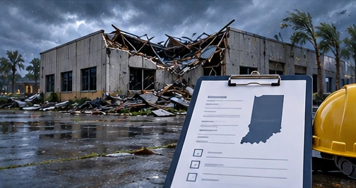 Indiana Adds Three Counties to Disaster Unemployment Assistance - conceptual editorial illustration