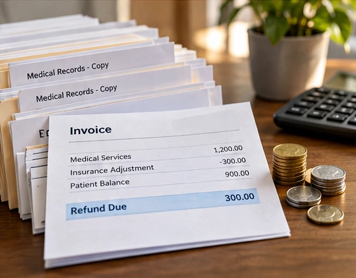 IOD Medical-Record Refund Claims Must Arrive by November 30, Not Just Be Mailed - conceptual editorial illustration
