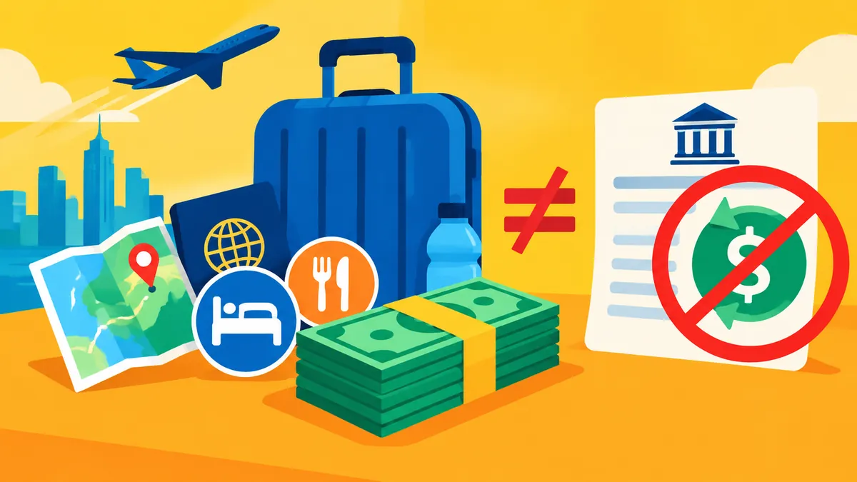 IRS Travel Per Diem Changes Today. The $329 Rate Is Not a Tax Refund - original conceptual illustration
