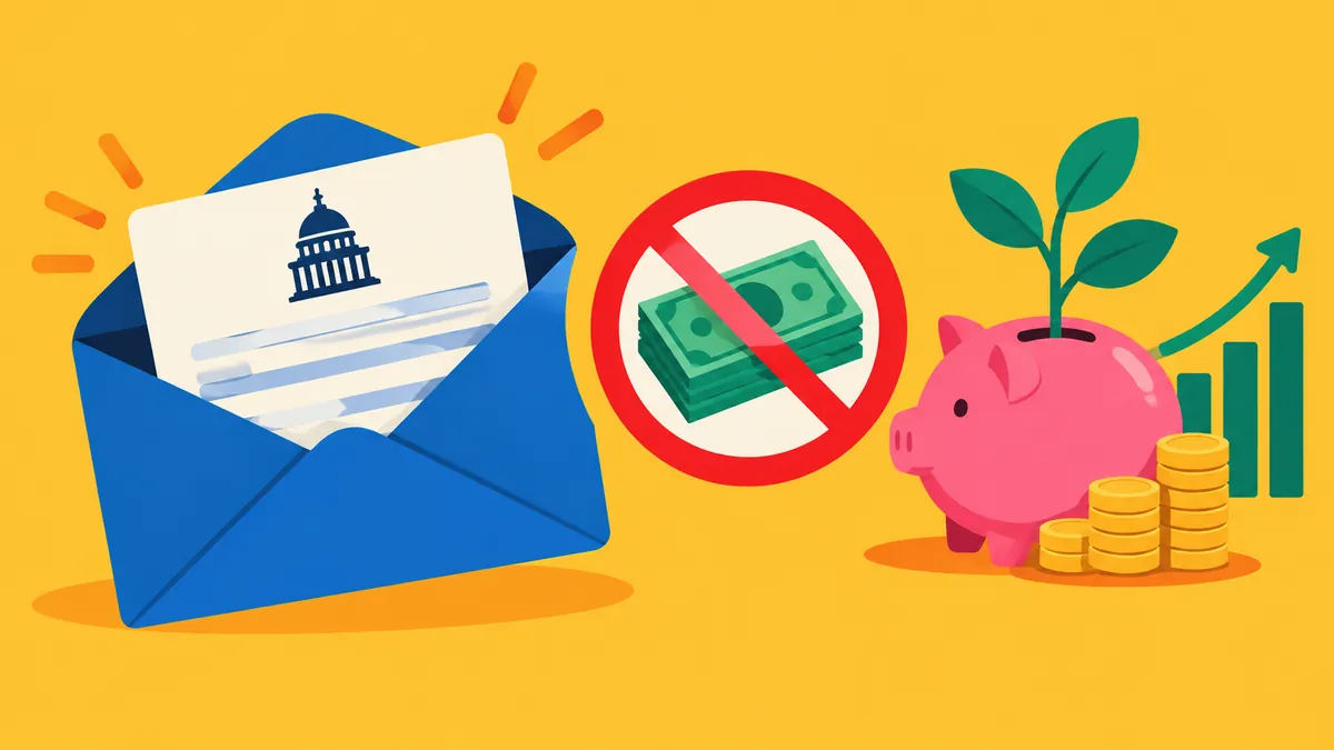 Got an IRS Saver's Match Letter? It Is Not a $1,000 Check Today - original conceptual illustration