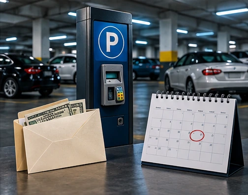 Tennessee Metropolis Parking Claims Close October 9. A Full Prior Refund Excludes the Charge - conceptual editorial illustration