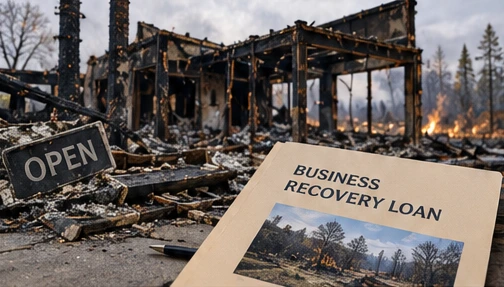 New Oregon Disaster Declaration Opens Economic-Injury Loans, Not Loss Grants - conceptual editorial illustration