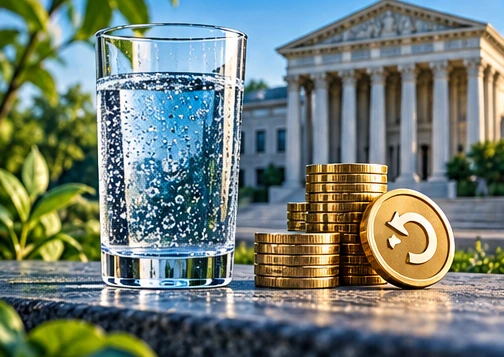 San Diego Water Settlement Needs No Claim, but Not Every Customer Gets Money - original conceptual illustration
