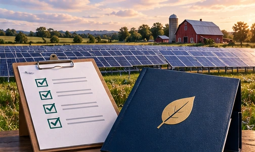 USDA REAP Rule Requires Operating Projects Before Applications - conceptual editorial illustration
