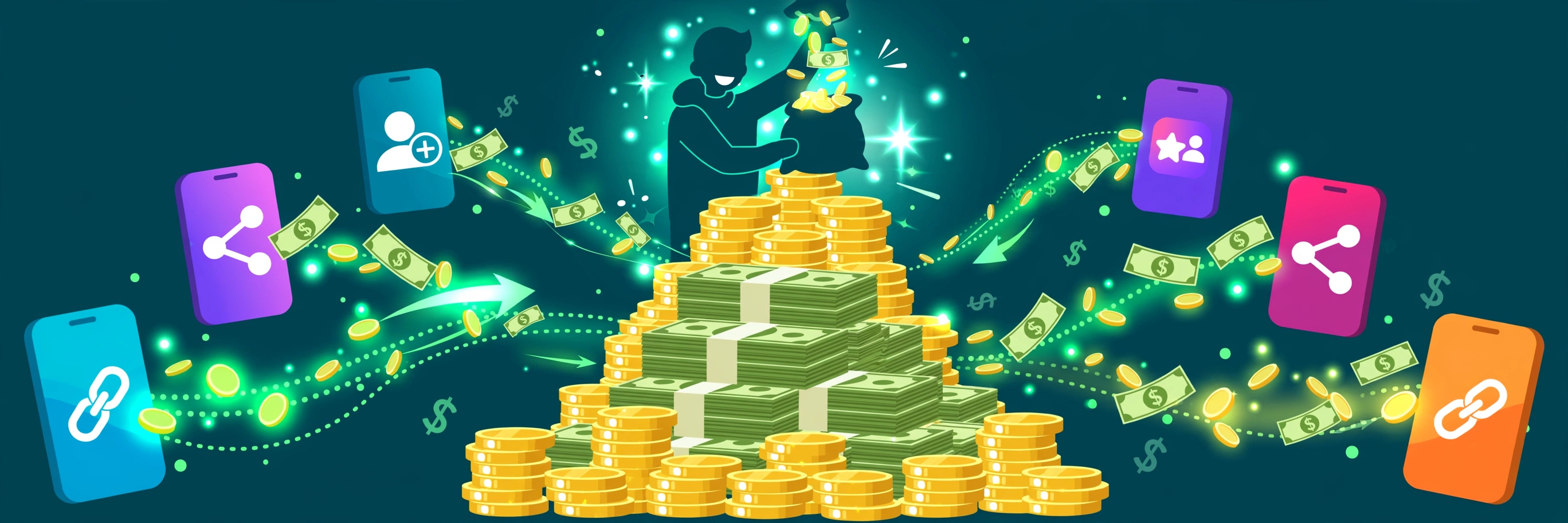 Stack referral bonuses into side income